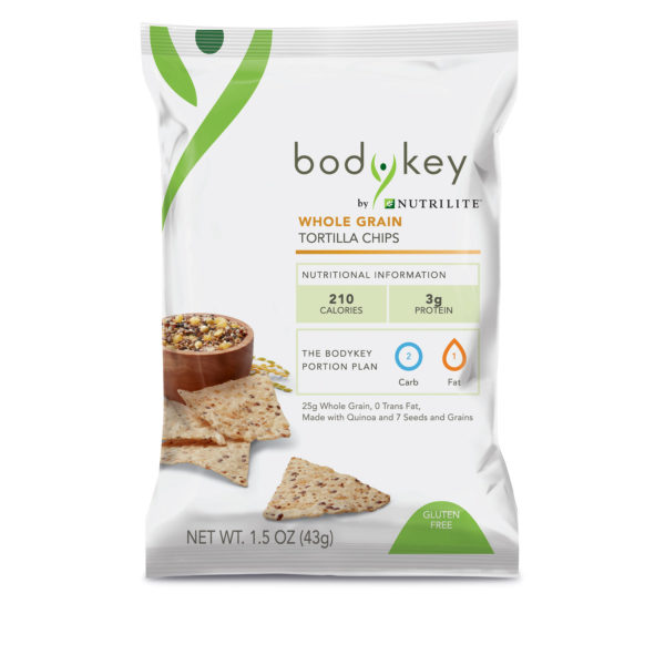 BodyKey  Whole Grain Tortilla Chips - 18 Bags