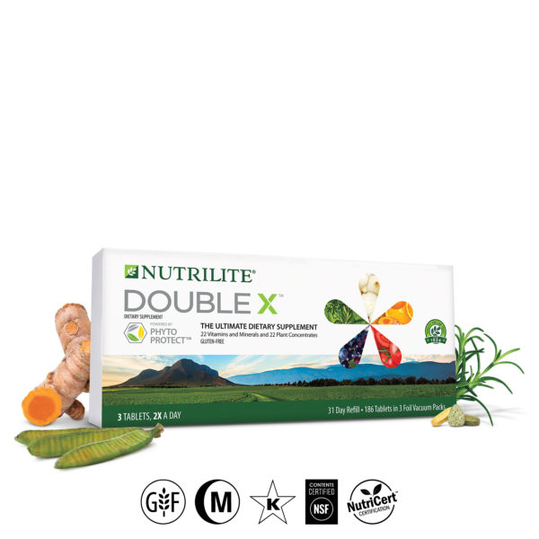 Nutrilite Double X Vitamin / Mineral / Phytonutrient, 31-Day Supply, Carry Case